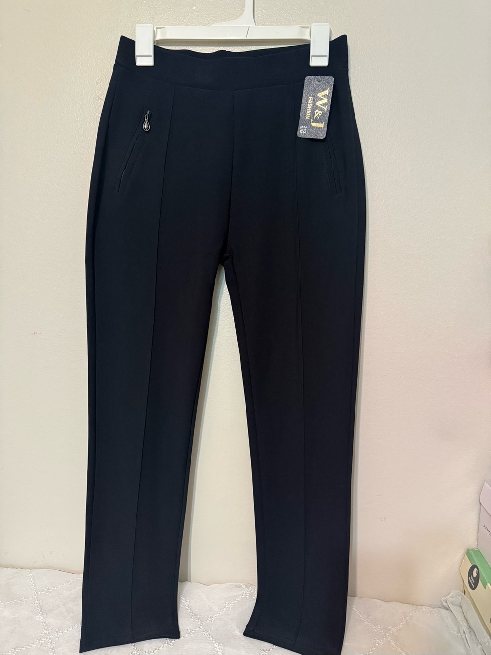 Black Men's Dress Pants - Slim Straight